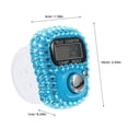 thumbnail image 4 of SEWACC Blue Mini Counter Handheld Clicker Finger Counter 2pcs, 4 of 8