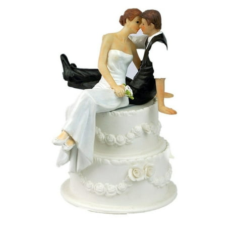 Daffodil Wedding Cake (Holiday Clearance Resin Bride And Groom Figurine Romantic Cake Topper Resin Craft Wedding)