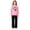 Light Pink, variant on Otqutp Toddler Girls 2 Piece Outfit Heart Print Long Sleeve Hooded Sweatshirt Solid Straight Leg Pants Fall Clothes for Kids Teens
