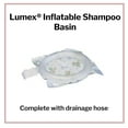 thumbnail image 2 of Lumex Heavy-Duty Plastic Inflatable Shampooer Basin, Portable Salon for Elderly Care, 22.5" x 23.5", 1 Ct, 2 of 5