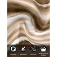thumbnail image 7 of Brown Stripes Cloth Napkins Set of 6 Reusable Dinner Napkins, Country Watercolors Gradient Texture Cocktail Napkin Washable Table Napkins for Wedding/Holiday Party/Baby Shower 20"x20", 7 of 7