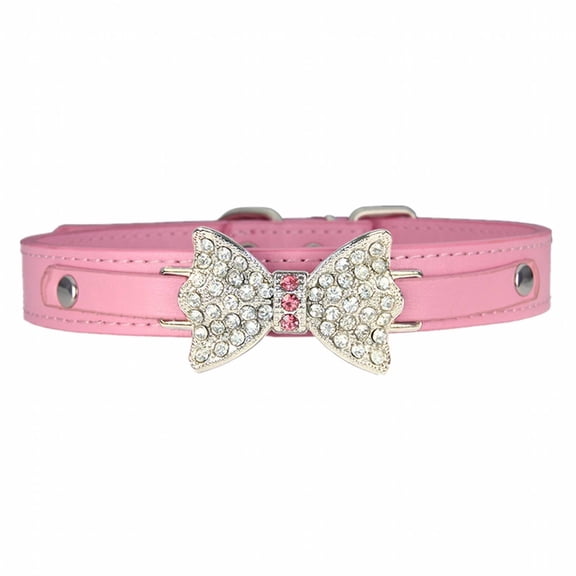 AOMRCOL 2026 New Dog Collar Fashionable Temperament Dog Harness Simple Design Dog Leash Pink M 1.5-37Cm for Walks Training Outing Indoor and Outdoor Use