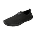 thumbnail image 2 of Miluxas Womens and Mens Water Shoes Breathable Quick Dry Soft Barefoot Aqua Socks for Hiking Swim Beach Surf Yoga Sport Black 10(46), 2 of 9