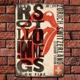 thumbnail image 3 of Placa de Metal Vintage de hierro, decoración de pintura Rectangular de los Rolling Stones, 20x30cm, 3 of 9