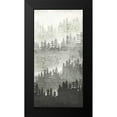thumbnail image 2 of Mullan, Michael 11x18 Black Modern Framed Museum Art Print Titled - Mountainscape Silver Panel III, 2 of 5