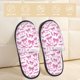 thumbnail image 2 of Fotbe Pink bows Pantuflas Peludas para Mujer con Estampado, Zapatillas de Peluche, Zapatos de Invierno para Casa, Uso Interior y Exterior-Large, 2 of 8