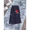 thumbnail image 2 of Pantalones vaqueros rectos estilo hip hop retro americano nueva primavera pantalones cortos de pierna ancha sueltos casual, 2 of 5