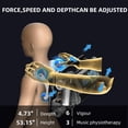thumbnail image 3 of 4D Zero Gravity Luxury Massage Chair with Extra-Long 135cm SL Track, 4D Engine, Calf & Sole Scraping, 6 Techniques, 13 Programs,  Airbag Wrap, Heated Back, LED Lights, TFT Touch Screen, Smart Chargin, 3 of 8