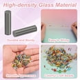 thumbnail image 2 of Uxcell 1800-Pack Cuentas Bugle, Cuentas de Vidrio de Tubo Bugle de 2x6mm para Manualidades DIY/Pulsera/Collares Gris, 2 of 7