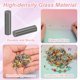 thumbnail image 2 of Uxcell 1800-Pack Cuentas Bugle, Cuentas de Vidrio de Tubo Bugle de 2x6mm para Manualidades DIY/Pulsera/Collares Gris, 2 of 7