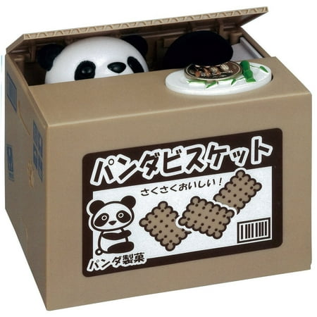 Mischief Saving Box - Japanese Style Panda Stealing Coins Money Saving Box Piggy Bank