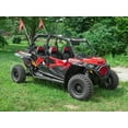 thumbnail image 2 of SuperATV Rock Sliders Nerf Bars Tree Kickers for 2015|2018 Polaris RZR 4 900 / S4 900|Wrinkle Black|Constructed of 1.75" HD Tubing|Powder Coat Finish|&nbsp;Bolt|on Mounting|NB-P-RZR1K4-00#NH, 2 of 9