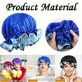 thumbnail image 3 of Yoyauz Satin Hat Sleep Hair Cap - Silk Hat, Suitable For Various Hairstyles, Equipped With Elastic Soft Band For Hair Care, 3 of 5