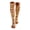 Gold, variant on Womens Knee High Caged Gladiator Strappy Flat Sandals Cross Strap Lace up Open Toe Fashion Casual Summer Shoes