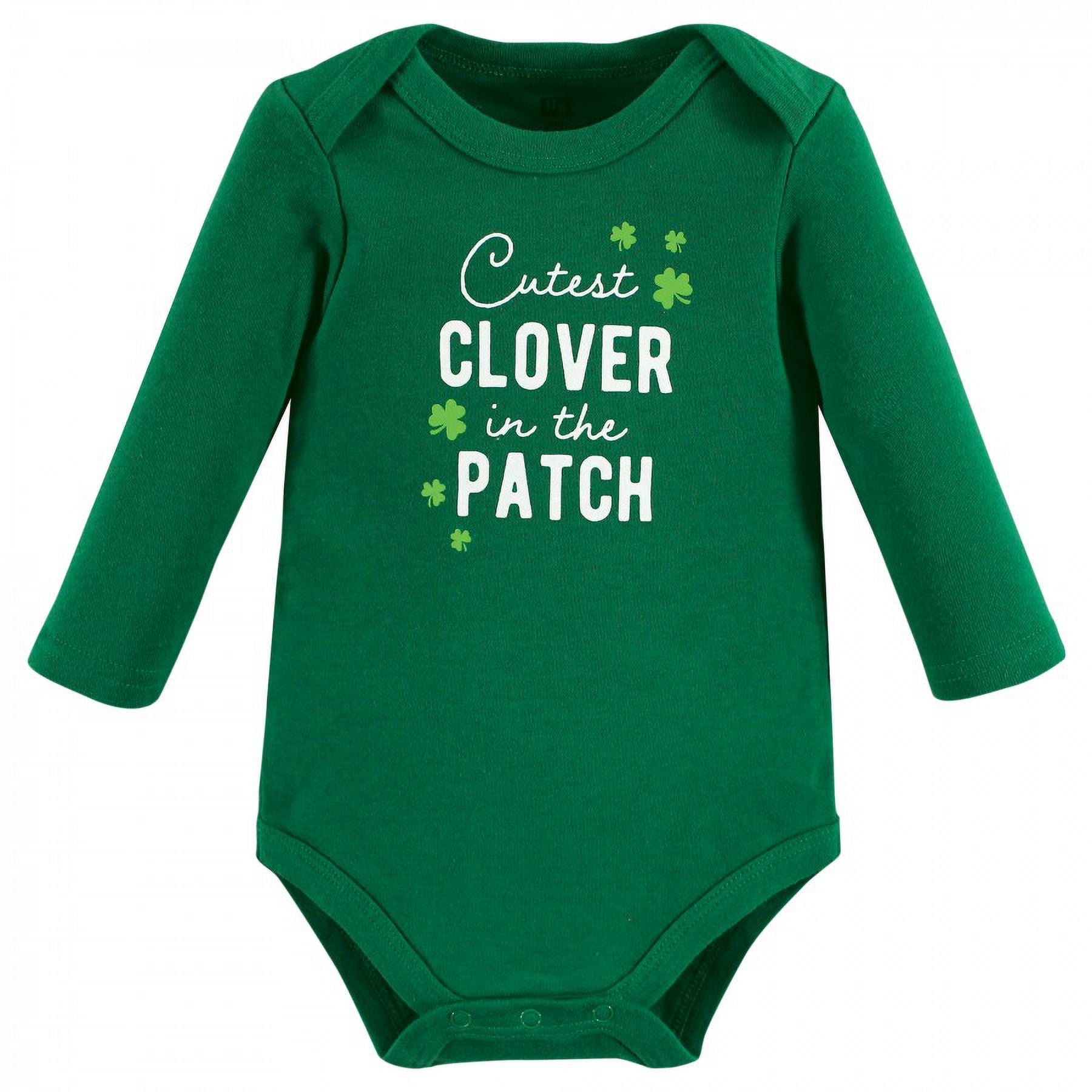 Hudson Baby Cotton Long-Sleeve Bodysuits, 3- Pack, Newborn- 24 Months