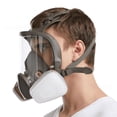 thumbnail image 5 of Máscara de gas con pintura en aerosol, pesticida químico, máscara completa, protección contra incendios 6800, máscara de gas de silicona de vista grande, 5 of 5