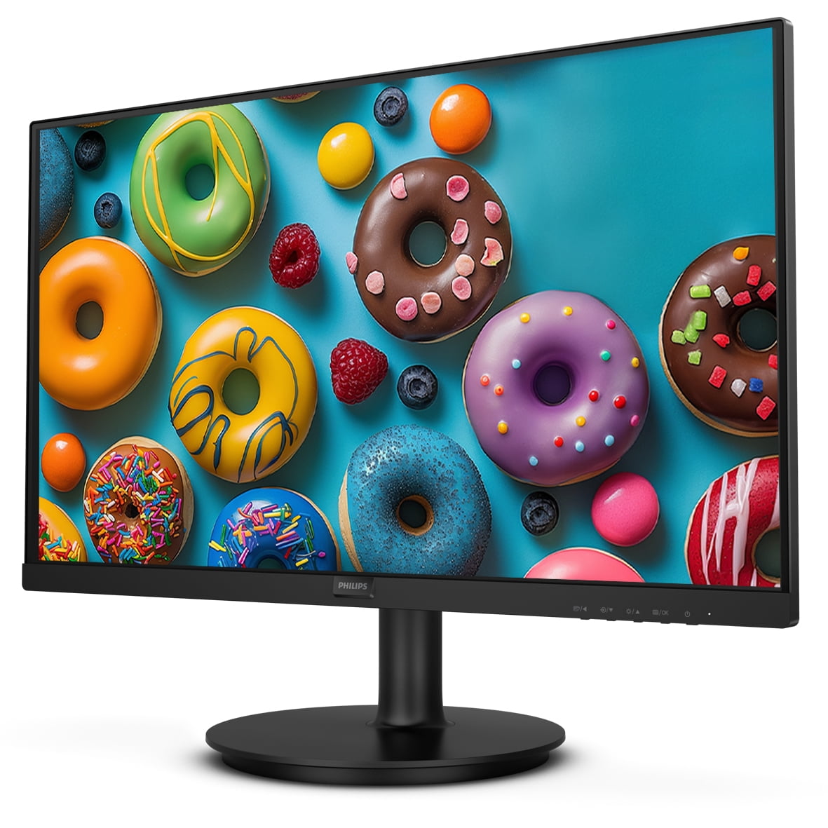 Philips V-line 221V8L 22" Class Full HD LED Monitor - 16:9 - Textured Black - 21.5" Viewable - Vertical Alignment (VA) - WLED Backlight - 1920 x 1080 - 16.7 Million Colors - Adaptive Sync - 250 Nit...