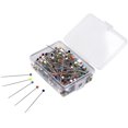 thumbnail image 1 of Cribun 250 Pieces Sewing Pins,1.5 Inch Multicolor Glass Ball Head Pins, Straight Quilting Pins, Drawing Pin with Transparent Box for Dressmaking,Jewelry DIY Design (8 Colors 38mm), 1 of 7