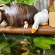 thumbnail image 3 of Lindo Gato Paisajismo Pesca Ornamento S Coche Interior Decoraciones, 3 of 9