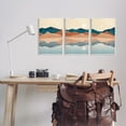 thumbnail image 2 of Stupell Industries Modern Landscape Reflection Flying Birds Over Lake Graphic Art Unframed Art Print Wall Art, Set of 3, Design by JJ Design House LLC, 2 of 5