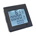thumbnail image 3 of Medidor de corriente de voltaje 6-200 V 20 a, voltímetro, amperímetro, pantalla grande, estable, profesional, alarma de sobrecarga, multímetro,, 3 of 8