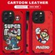 thumbnail image 2 of Funda De Cuero Super Mario Para iPhone 11 12 13 14 Pro MAX 11Pro 12Pro 13Pro 6 6S 7 8 Plus X XR XS SE 2020 Silicona Lindo Protector De Dibujos Animados Suave A Prueba De Golpes Cubierta Trasera Gao Jiahui unisex, 2 of 2