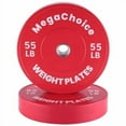 thumbnail image 1 of 2Pcs Rubber Barbell Plates With Printing, 1 of 9
