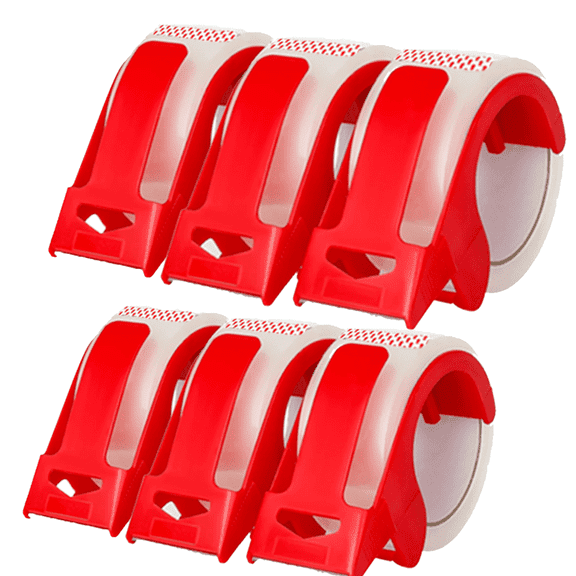 6 tape    6 dispenser, 1.88 inch x 20 yards
