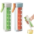 thumbnail image 1 of Creative One Hand Press Ice Cube Tray 6 Grid Silicone Mold Easy Pop Out Ice Maker For Freezer, 1 of 7