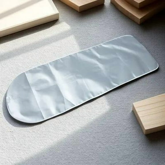 MUSEYA Silver Polyester Ironing Board Cover with Elastic Edges Heat Resistant