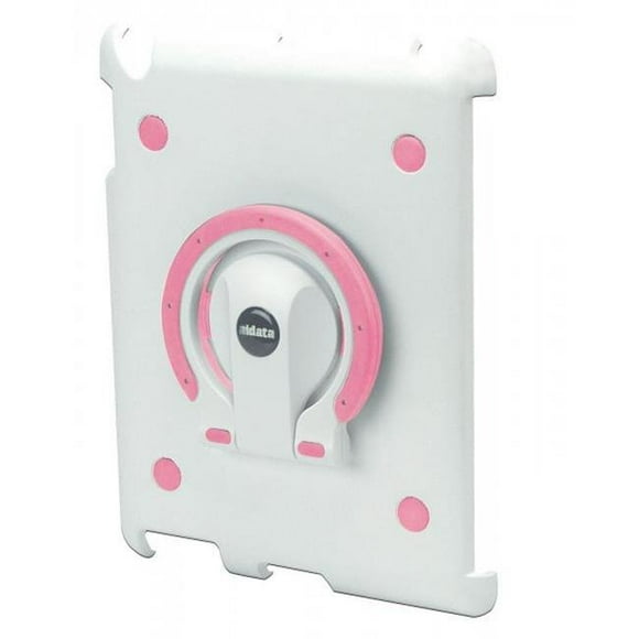 Aidata USA ISP202WP Stand pour iPad 2 - Blanc/rose