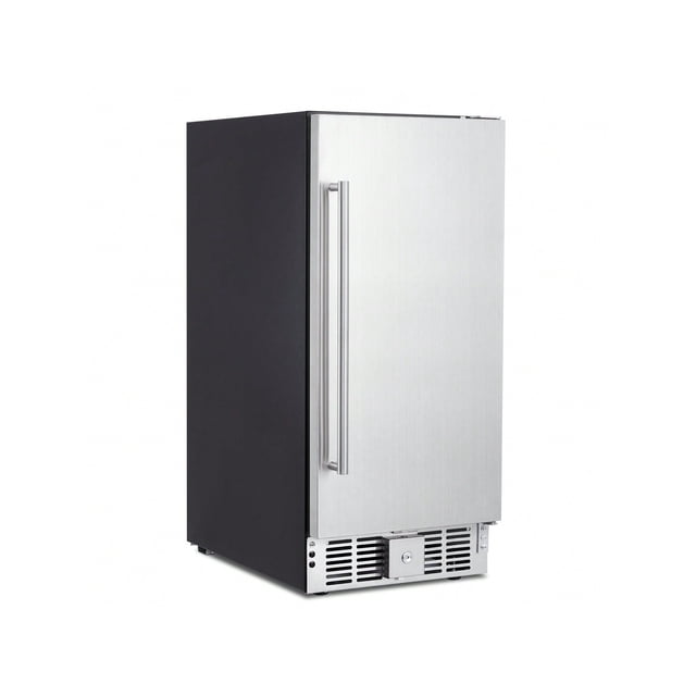 Beverage Refrigerator 15-Inch Beverage Fridge Weatherproof Stainless Steel, For Outdoor Kitchen And Patio Use