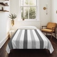 thumbnail image 4 of Grey Striped Tapestry for Bedroom Wall Hanging Tapestry, Minimalist Farmhouse Stripe Ceiling Backdrop Tapestries Poster Blanket Wall Decor for Teens Room Living Room Dorm 59" x 79", 4 of 8