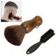 thumbnail image 5 of Cepillo De Peluquero, Plumero De Cuello De Peluquero Base De Pie Mango De Madera De Cerdas De Nylon Para Cabello Mgaxyff Neck Duster, 5 of 8