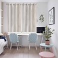 thumbnail image 5 of Beige Kitchen Curtains 72 Inch Length, Farmhouse Simple Abstract Striped Wooden Grain Grommet Top Bedroom Living Room Curtains, Light Filtering Cafe Curtain Drapes 2 Panels Set 104''x72'', 5 of 9