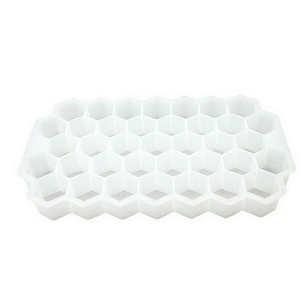 Bewildely Bandejas de cubitos de hielo de nido de abeja con tapas extraíbles Molde de cubitos de hielo de gel de sílice sin BPA Type3 NO3 Bewildely HA001574-03