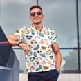 thumbnail image 5 of Daiia Cartoon Animals Pattern Men’s Polo Shirts,Solid Deck Shirt,Classic Fit, Breathable Cotton Polo for Casual and Sport Wear-X-Large, 5 of 7