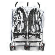 Buggy Pushchair Stroller Double Side by side Pram Clear Rain B7L4 s Baby Y4J1
