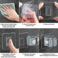 thumbnail image 4 of 4 Pieces Wall Broom Holder, Self Adhesive Mop Holder Wall Broom Holder No Drilling Broom Clip Holders Wall Broom Hanger, for Door Bathroom Kitchen Bal, 4 of 5