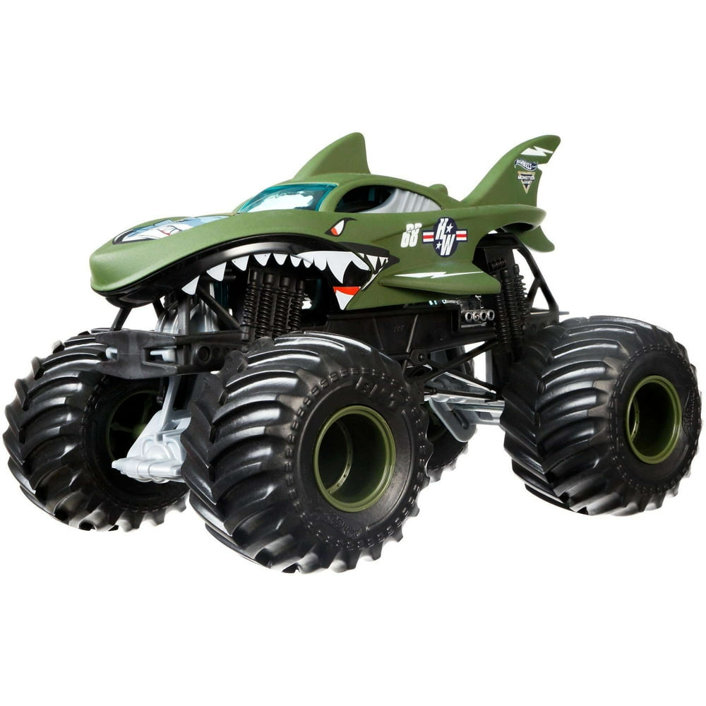 Hot Wheels Monster Jam 124 Tiger Shark