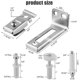 thumbnail image 4 of Bi Fold Door Hardware Set, 2 Packs of Louver Door Hardware, 4 of 5