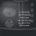 thumbnail image 4 of Chef's Choice TTCC4SMB13 Grille-Pain Gourmezza 4 Tranches (Noir Mat), 4 of 5