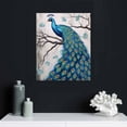 thumbnail image 4 of COMIO  Peacock Canvas Wall Art Abstract Animal Peacock Art Works Bedroom, Kitchen, Home Decoration Stretching and Framing, 4 of 4