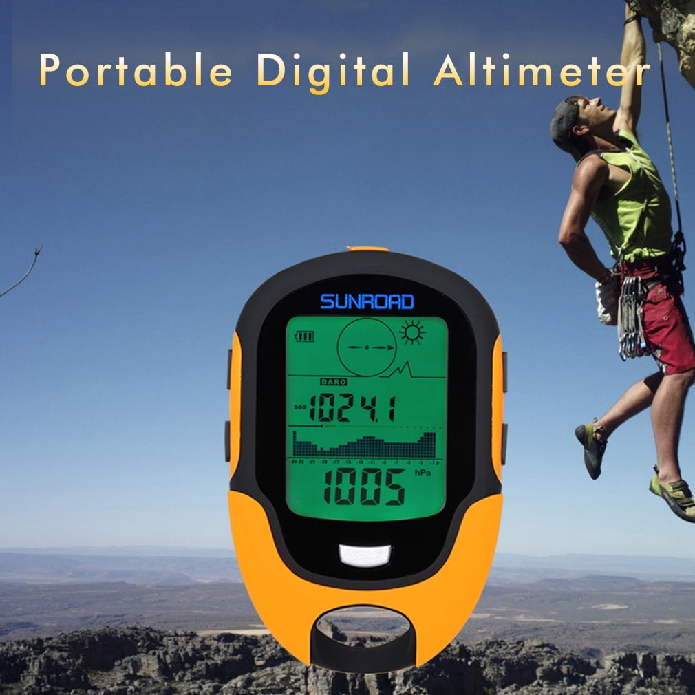 Multifunctional FR500 Portable Digital Altimeter Outdoor Use Barometer Device by