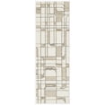 thumbnail image 2 of Nourison Nordic 2' x 6' Ivory Multicolor Mid-Century Modern Indoor Rug, 2 of 7