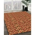 thumbnail image 3 of Ahgly Company Machine Washable Indoor Rectangle Transitional Orange Area Rugs, 3' x 5', 3 of 7