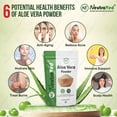 Neutraved Organic Aloe Vera Powder For Hair, Face, And Skin 100 Pure