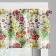 thumbnail image 5 of Ambesonne Garden Art Valance & Curtain, Watercolor Peony, 55"x45", Multicolor, 5 of 6
