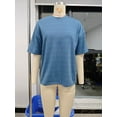 thumbnail image 2 of Shorts pour Femmes, Blouses pour Femmes, Mode Blouses Décontractées pour Femmes Col Rond T-Shirt Imprimé Manches Courtes, 2 of 5