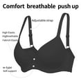 thumbnail image 5 of Women Push Up Bra Everyday Underwear Comfortable Lingerie Bralette with Support Anti-Sag-Size75C/34C, 5 of 6